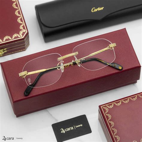 cartier transparent glasses|cartier 54mm rectangle eyeglasses.